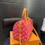 Louis Vuitton Speedy Bandouliére 25 Monogram Origine Rose Ribbon Pink 25Cm M27528 - Image 4