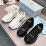 Prada Prax 01 Re Nylon And Brushed Leather Sneaker Black 2Ee369 3Lf5 F0632 F G000 - Image 9