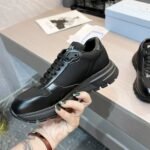 Prada Prax 01 Re Nylon And Brushed Leather Sneaker Black 2Ee369 3Lf5 F0632 F G000 - Image 7