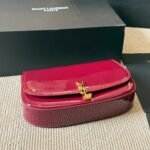 Saint Laurent Mini Voltaire In Patent Leather Gloss Burgundy 21Cm 779642Aaex26290 - Image 5
