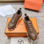 Hermes Bouncing Sneaker Brown H221898Zhx3400 - Image 4