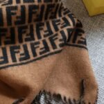 Fendi Poncho Brown Wool And Cashmere Poncho Fxx723Aqcwf0Qe1 - Image 10