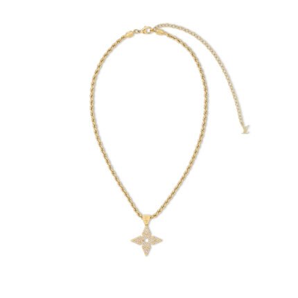Louis Vuitton Lv Rope Pendant Necklace Gold M01751