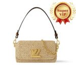 [Super Vip 1:1] Louis Vuitton Bolsa Twist West Natural 24Cm M25030