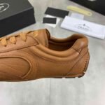 Prada Montecarlo Re Edition 2005 Antiqued Nappa Leather Sneakers Caramel 4E1165 EFX F098L F G000 - Image 7