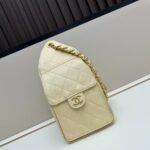 [Super Vip 1:1] Chanel 25 Small Handbag Grained And Gold Tone Metal Light Yellow 26Cm AS5293 B20304 NAGEQ - Image 3