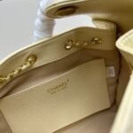 [Super Vip 1:1] Chanel 25 Small Handbag Grained And Gold Tone Metal Light Yellow 26Cm AS5293 B20304 NAGEQ - Image 9