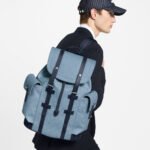 Super Vip 1:1 – Louis Vuitton Christopher MM Backpack Monogram Heritage Blue 44Cm M14676 - Image 7