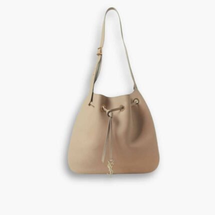 Saint Laurent Paris Vii Hobo Bag Beige 30 cm