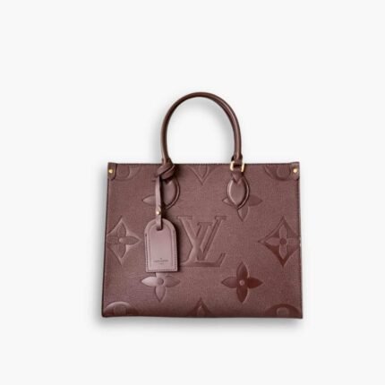 Louis Vuitton Onthego Monogram Empreinte Burgundy 25cm