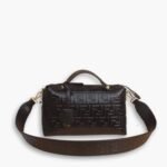Fendi By The Way With FF Embroidery Black 27Cm