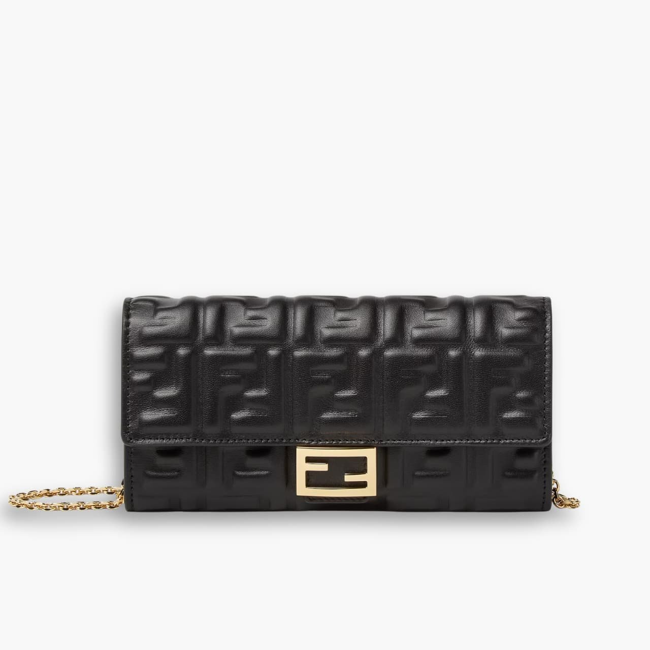 ELEGOUS-Product-Image-23-1.jpg Fendi Baguette Continental Wallet With Chain Black 19Cm 8M0365AAJDF0KUR - Image 1