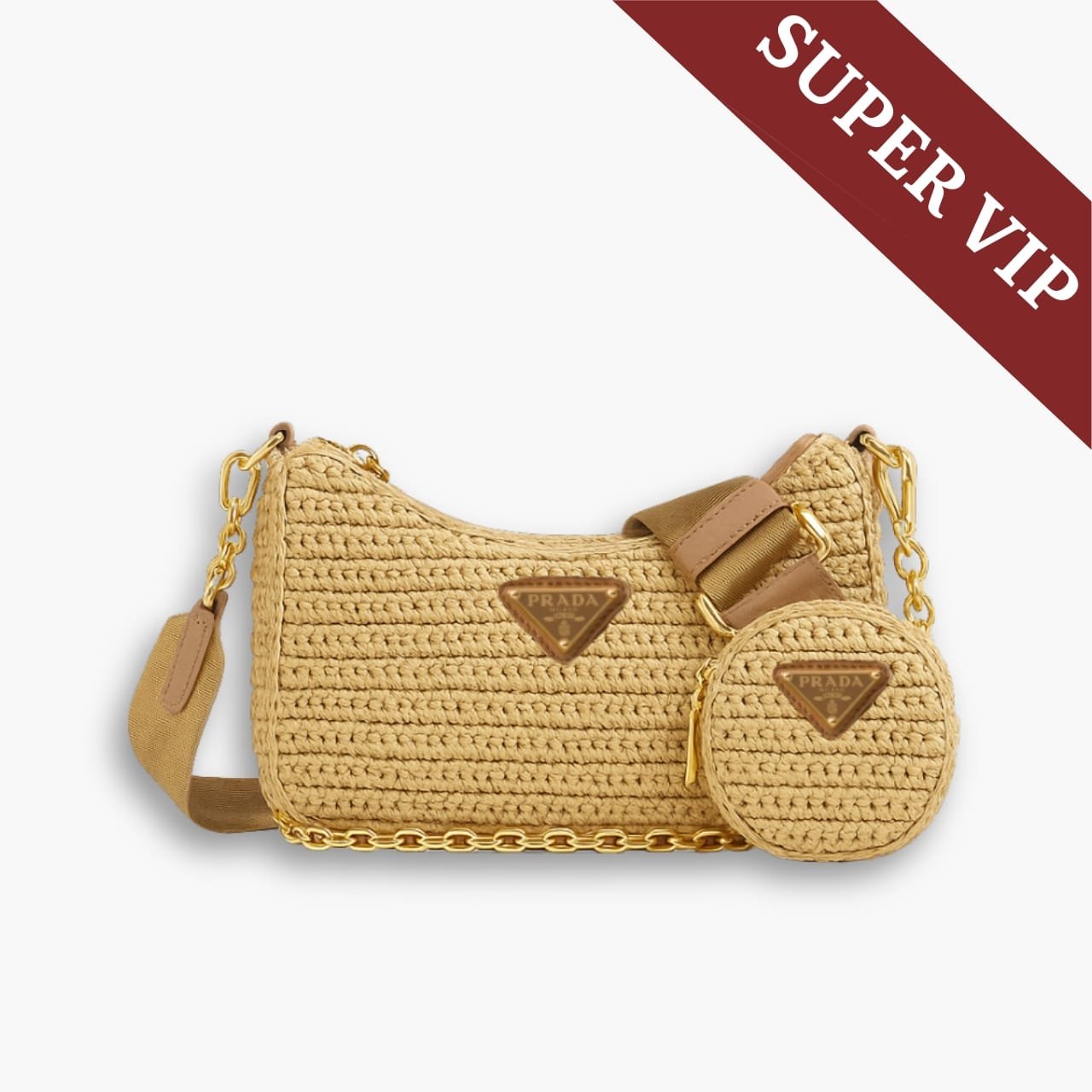 ELEGOUS-Product-Image-3-7.jpg Super Vip 1:1 - Prada Re Edition 2005 Crochet Bag Natural 22Cm - Image 1