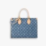 Louis Vuitton New LV Remix Onthego MM Denim Blue 35cm M46871