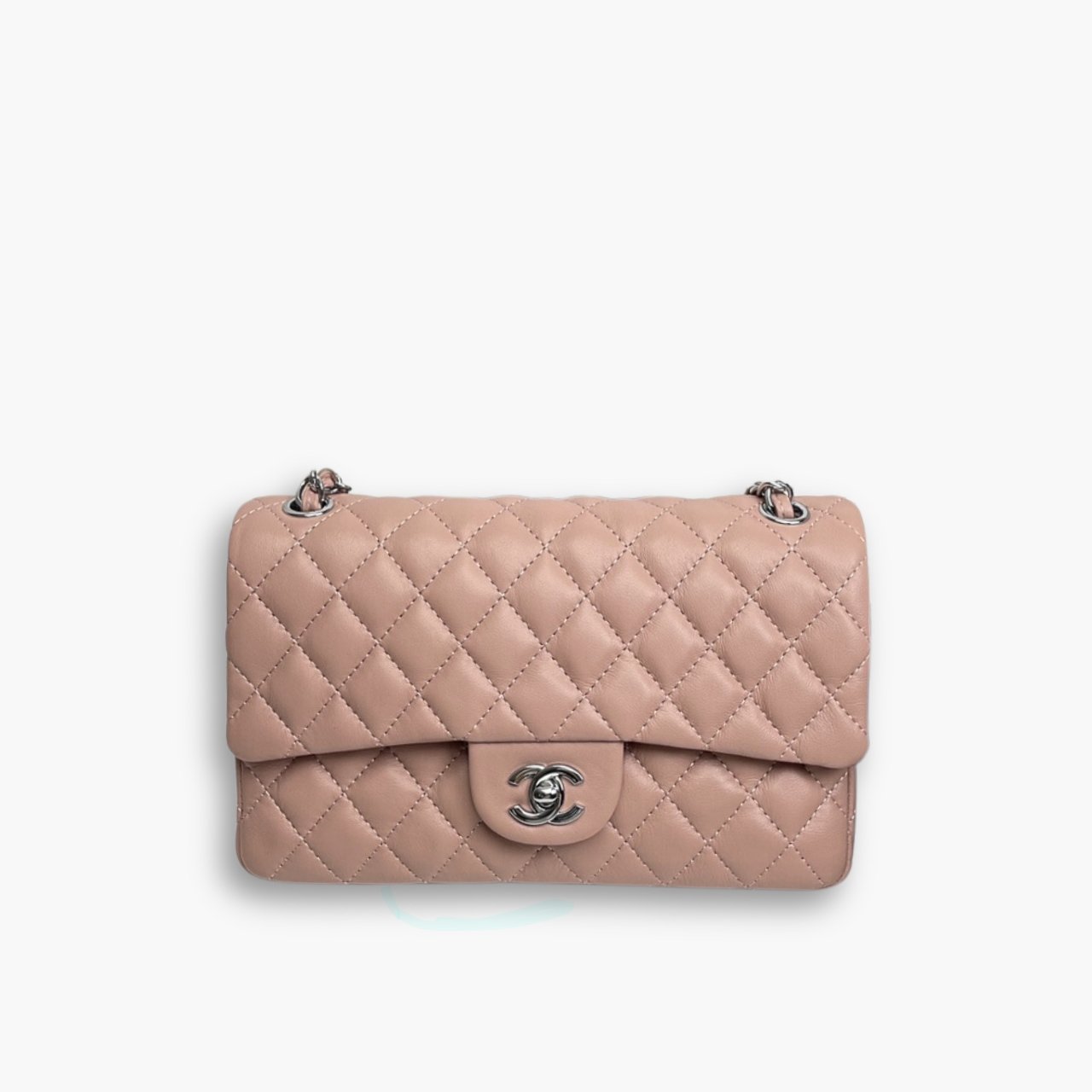 ELG_CNB1010-1.jpg Chanel Classic Double Flap Bag Power Pink 25cm - Image 1