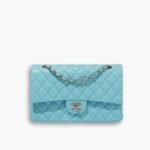 Chanel Classic Double Flap Bag Light Blue 25cm