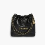 Chanel 22 Handbag Black 30cm AS3260 B08037 94305