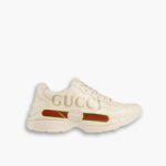 Gucci Women’s Rhyton Gucci Logo Leather Sneaker 528892 DRW00 9522