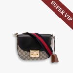 Super Vip 1:1 - Gucci Padlock Bag Black And Brown 25cm 453189
