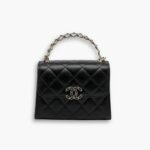 Chanel Clutch With Chain Black 15cm
