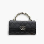 Chanel Kelly Shoulder Bag Black 18cm