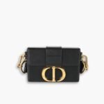 Dior 30 Montaigne Bag Box Calfskin Black 19cm M9203UMOS M911