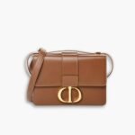 Dior 30 Montaigne Bag Box Calfskin Brown 24cm