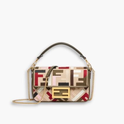 Fendi Baguette Mini Bag Multicolor 18cm 8BS017ANH4F1Q6O