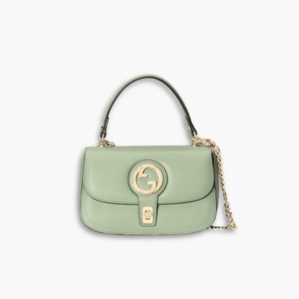Gucci Blondie Top Handle Bag Light Green 23cm 735101 UXX0G 3408