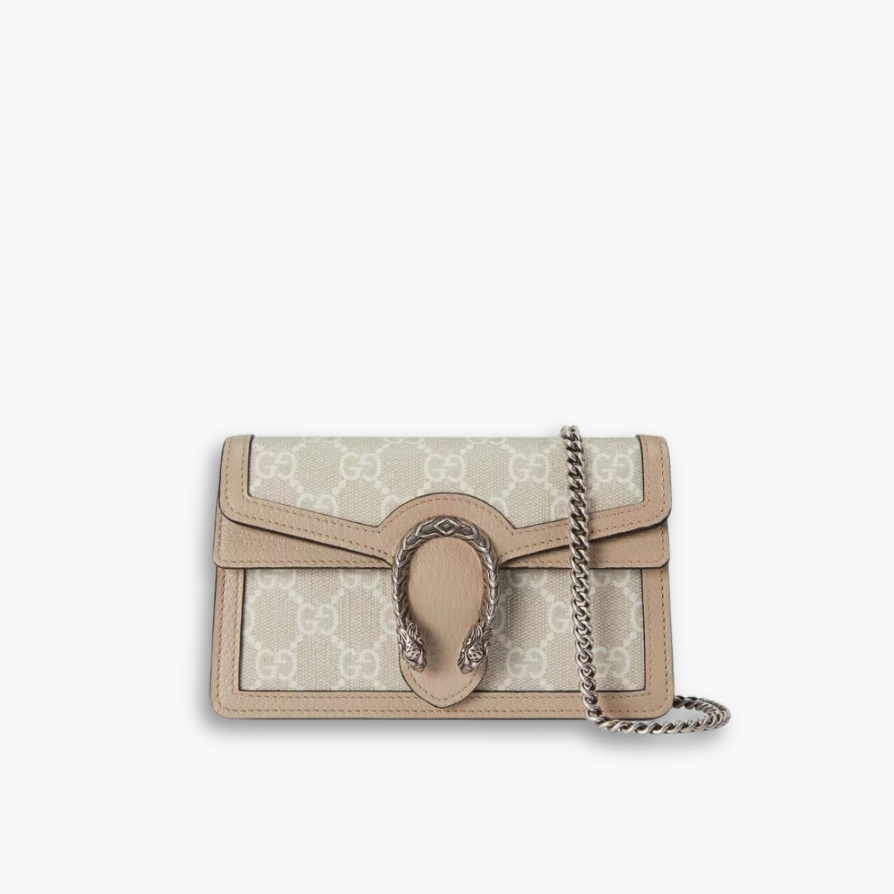 ELG_GCB1051.jpg Gucci Dionysus Mini Bag Beige and White 16.5 cm 476432 UULBN 9683 - Image 1