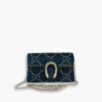 Gucci Dionysus Super Mini Bag Blue 16.5 cm