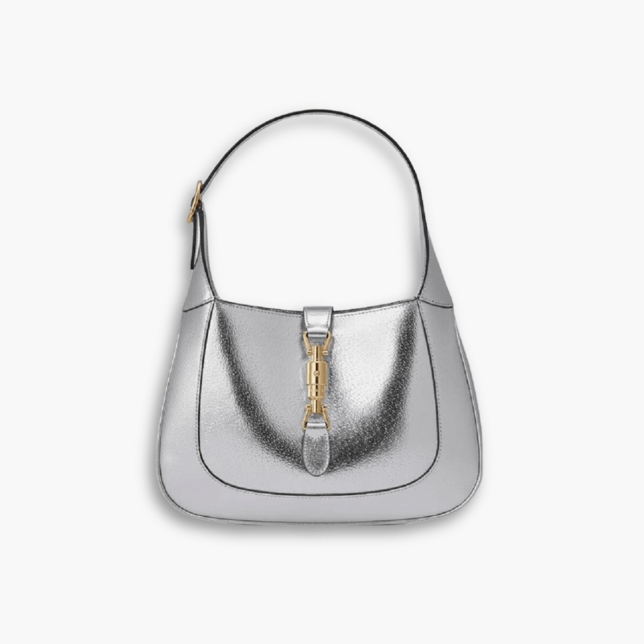 ELG_GCB1060-2.jpg Gucci Jackie 1961 Small Bag 28 cm Silver 636709 1TR0G 8106 - Image 1