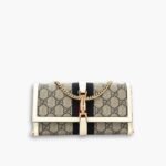 Gucci Jackie 1961 Chain Wallet Beige 19 cm