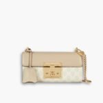 Gucci Padlock ‎Bag 22cm Beige White 735103 FABLH 9897