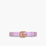 Gucci GG Marmont Jumbo GG Belt Lilac 400593 FABBN 8481