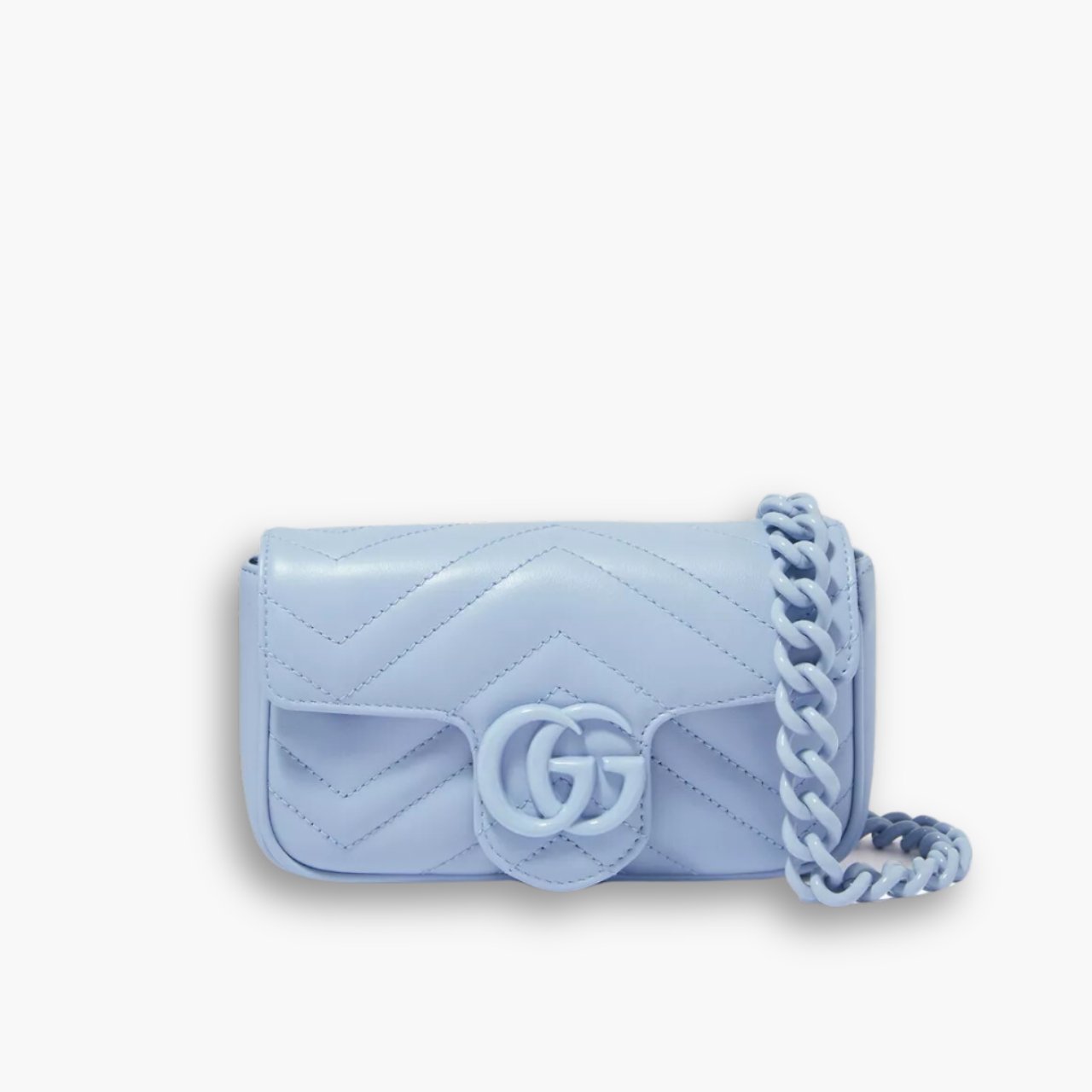 ELG_GCM1011-1.jpg Gucci Marmont Bag Blue16.5 cm 699757 UM8KV 4928 - Image 1