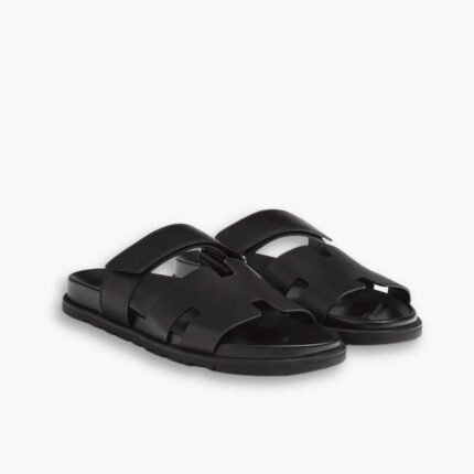 Hermes Chypre Sandal Black Leather H211865ZH01390