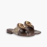 Gucci Women’s’ Blondie Thong Sandals in Brown