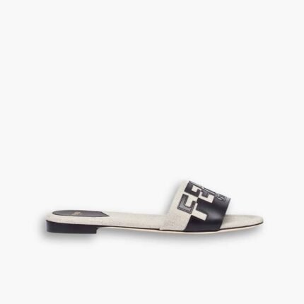 Fendi Canvas Slides Gray 8R8337AJZUF0WZM