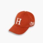Hermes New Carriage Baseball Cap Orange