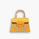 Goyard Saïgon Structuré Mini Bag Yellow 21Cm