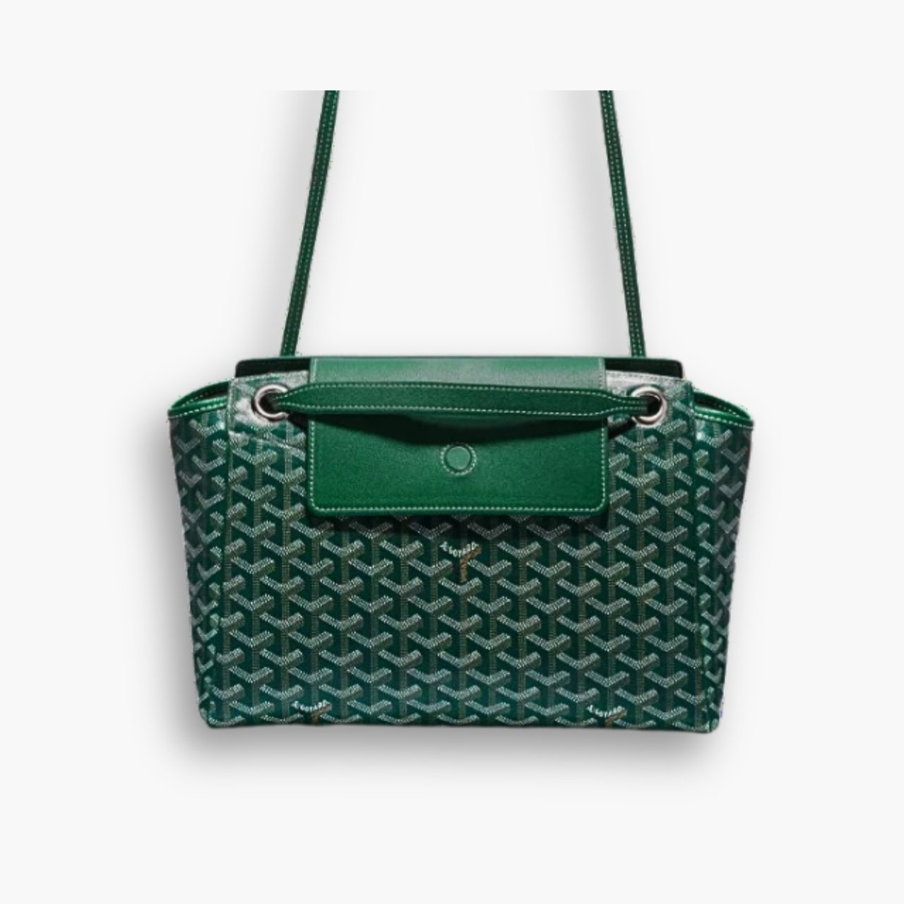 ELG_GYB1035-1.jpg Goyard Rouette Souple Bag Green 29Cm - Image 1