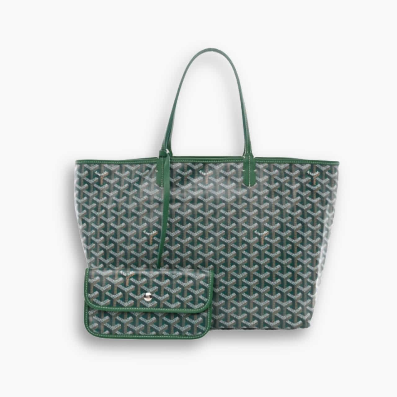 ELG_GYB1038-1.jpg Goyard Goyardine Saint Louis PM Bag Green 34Cm - Image 1