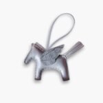Hermes Rodeo Pegase Charm Silvery Blue