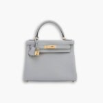 Hermes Kelly 25 Togo Handbag Gris Mouette 25cm