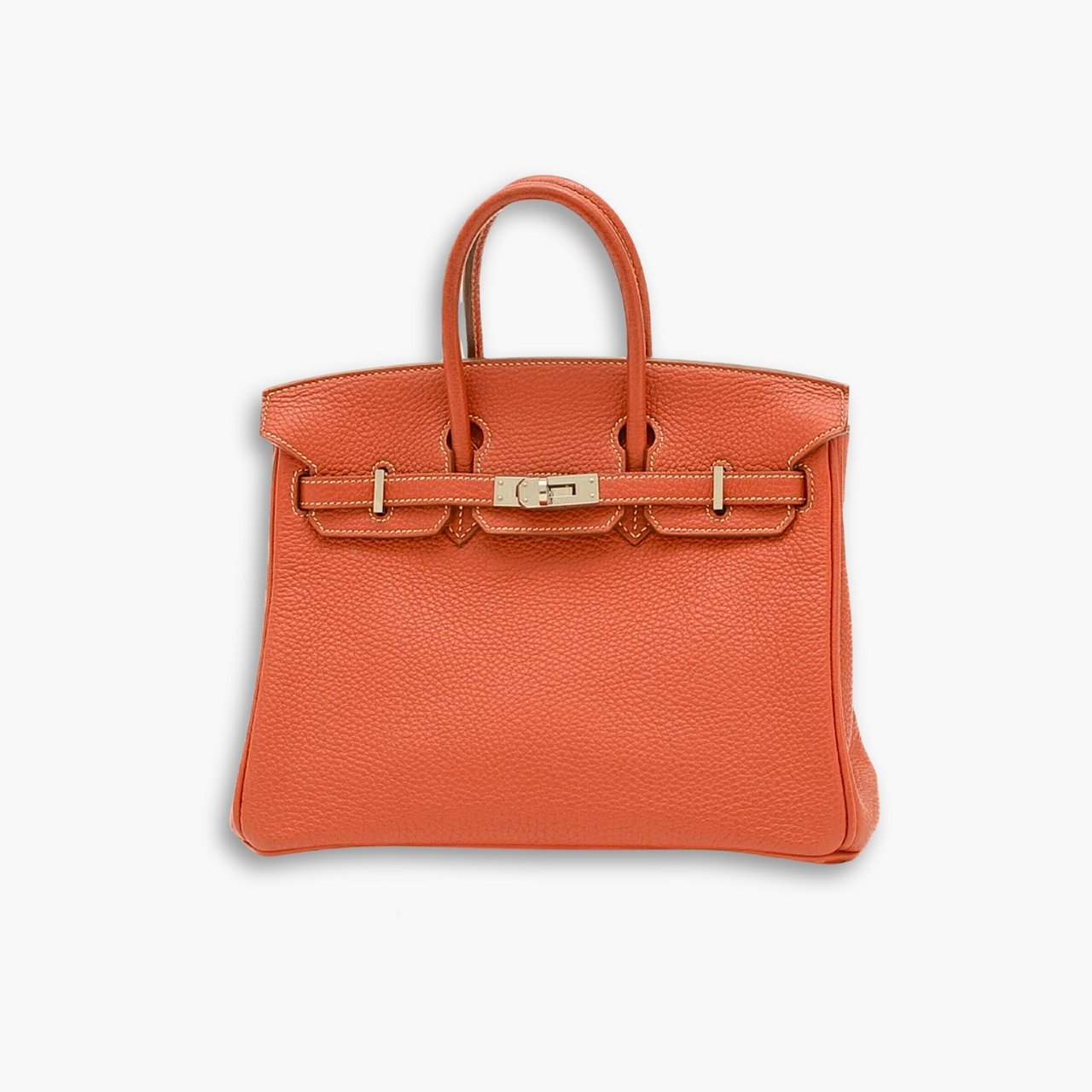 ELG_HMB1018-4.jpg Hermes Birkin Togo Handbag Orange 35cm - Image 1