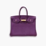 Hermes Birkin Togo Handbag Purple 35cm