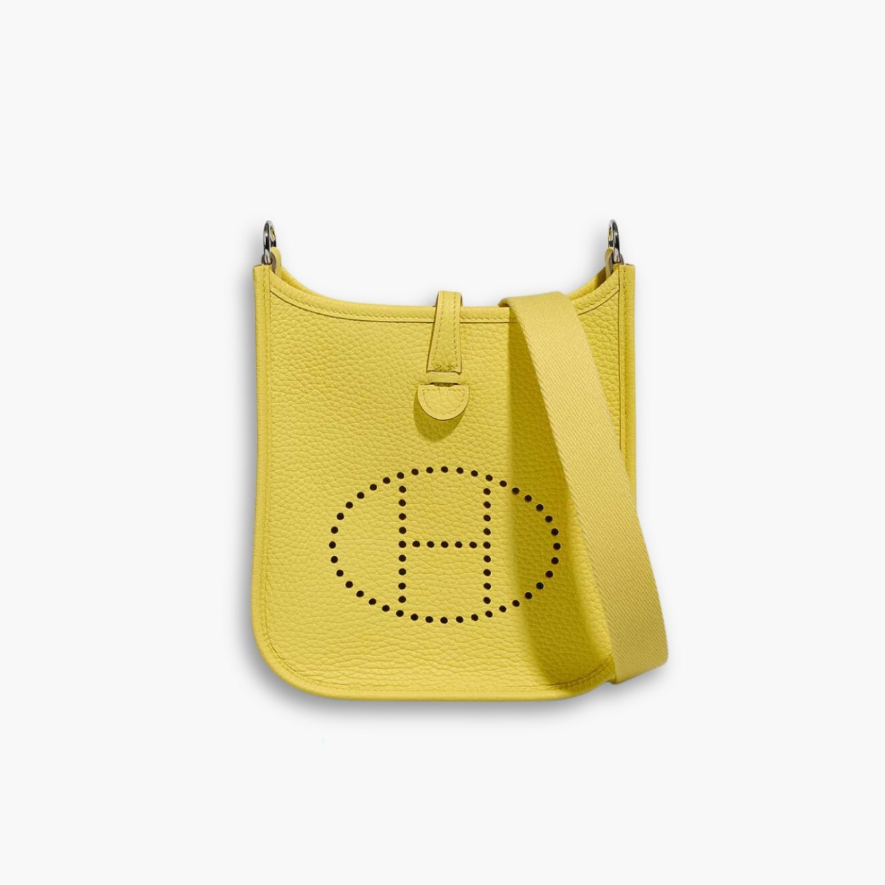 ELG_HMB1035.jpg Hermes Evelyne Amazone Bag Lime 17cm - Image 1