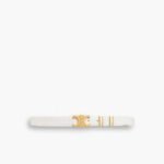Celine Triomphe Belt White