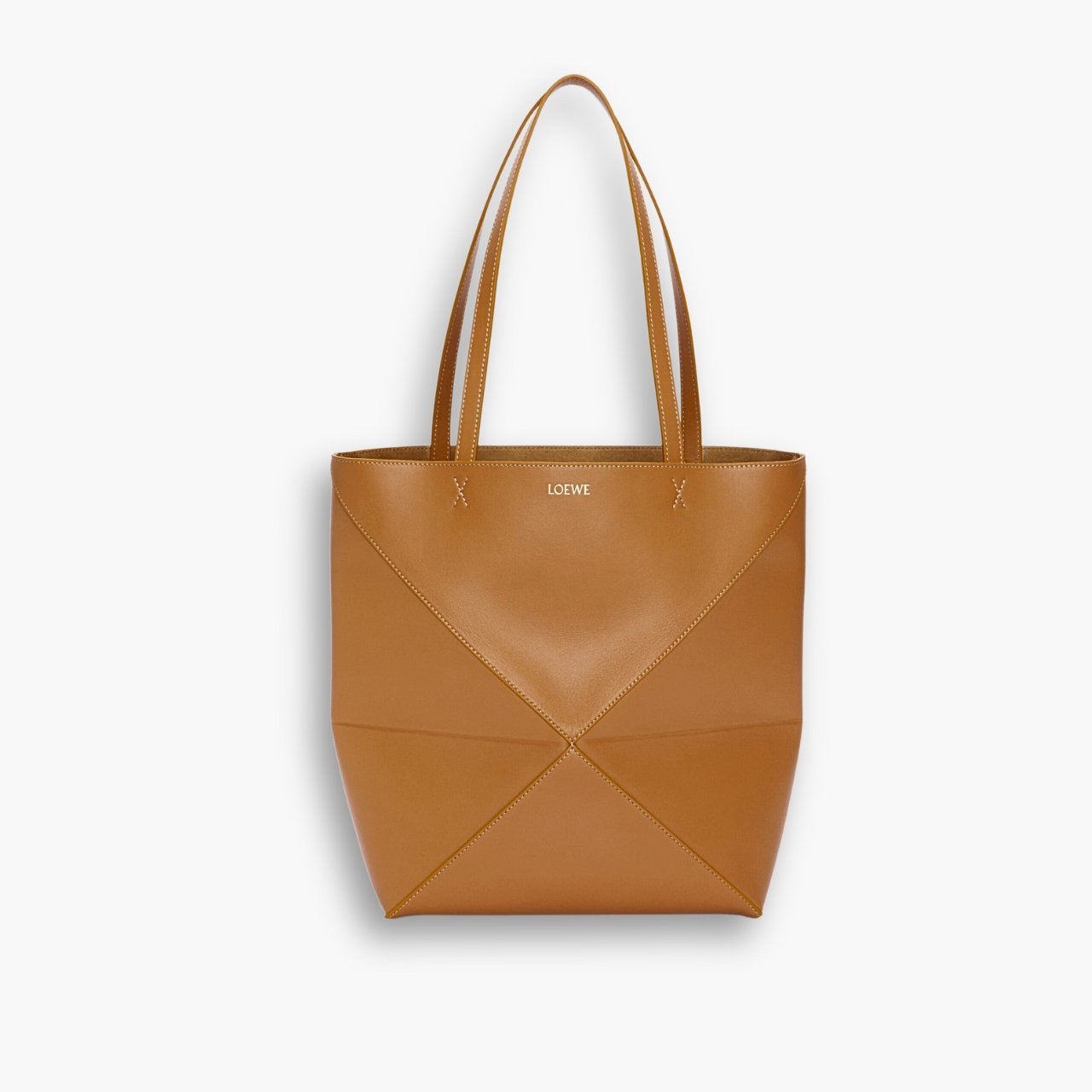 ELG_LB1021.jpg Loewe Medium Puzzle Fold Tote Warm Desert 25cm - Image 1